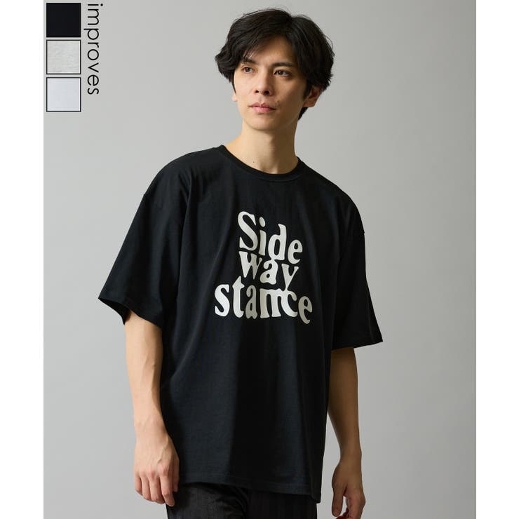 半袖Tシャツ メンズ SIDEWAY | improves | 詳細画像1 