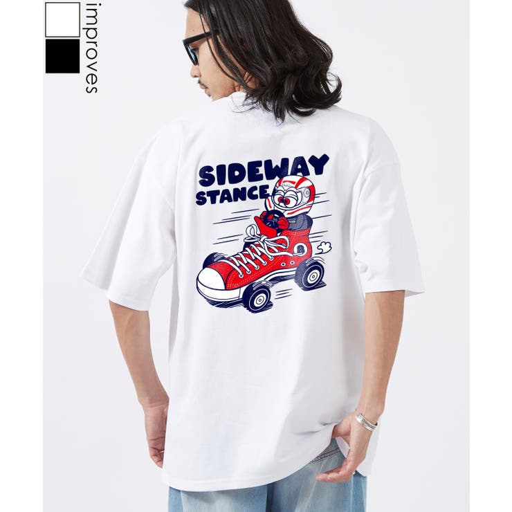半袖Tシャツ メンズ SIDEWAY | improves | 詳細画像1 