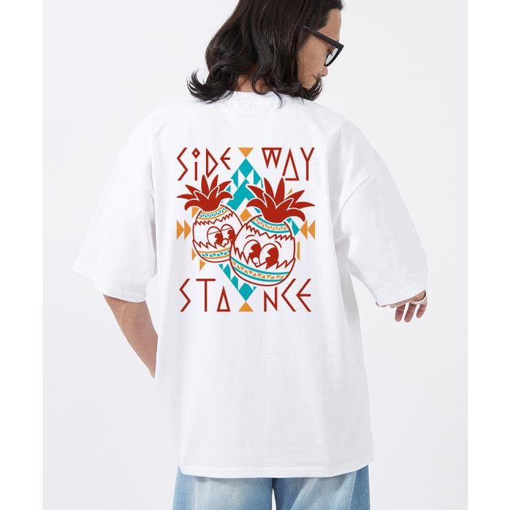 ホワイト | 半袖Tシャツ メンズ SIDEWAY | improves