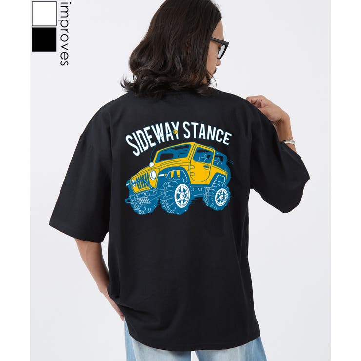 半袖Tシャツ メンズ SIDEWAY | improves | 詳細画像1 