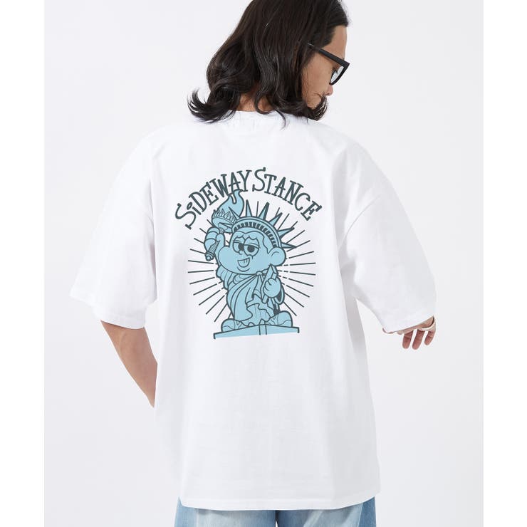 ホワイト | 半袖Tシャツ メンズ SIDEWAY | improves