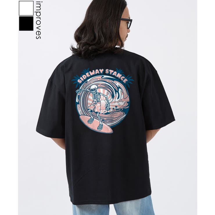 半袖Tシャツ メンズ SIDEWAY | improves | 詳細画像1 
