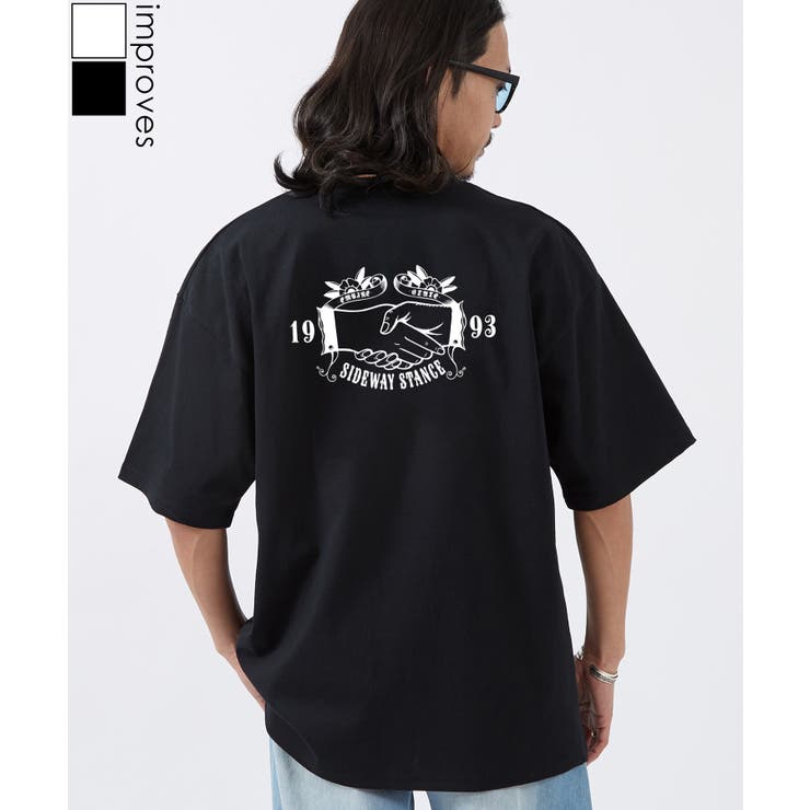 半袖Tシャツ メンズ SIDEWAY | improves | 詳細画像1 
