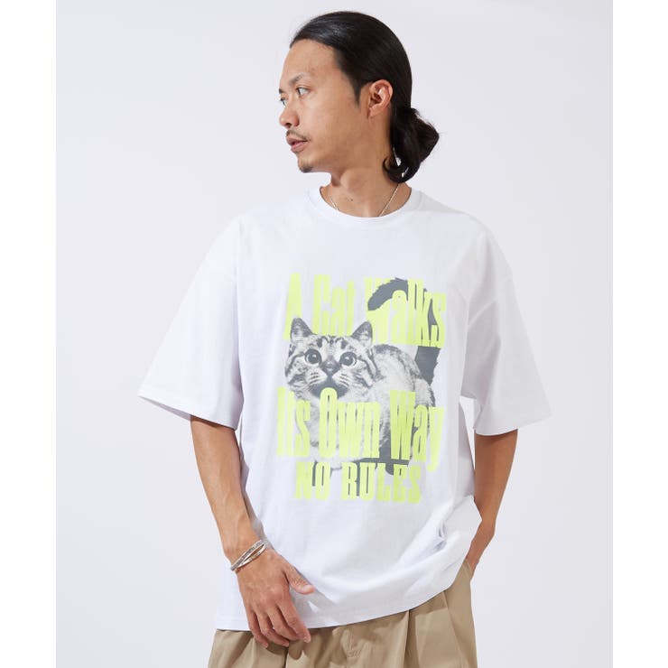 ホワイト | 半袖Tシャツ メンズ SIDEWAY | improves