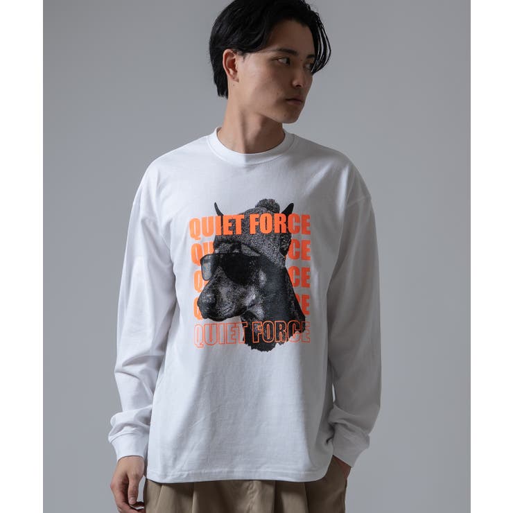 ホワイト | 長袖Tシャツ メンズ SIDEWAY | improves