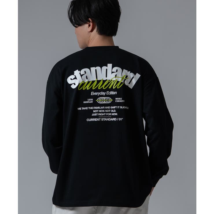 ブラック | 長袖Tシャツ メンズ SIDEWAY | improves