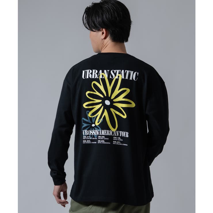 ブラック | Tシャツ メンズ SIDEWAY | improves