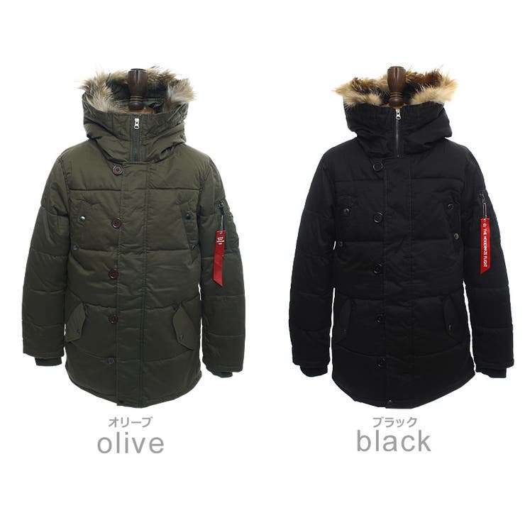 ミリタリージャケット メンズリアルファー N3[品番：IP000002666