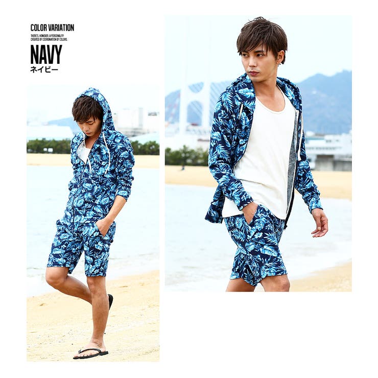  originals 青フルーツ柄　セットアップ（Ｍ～Ｌ) originals 青フルーツ柄 セットアップ（M～L) originals 青フルーツ
