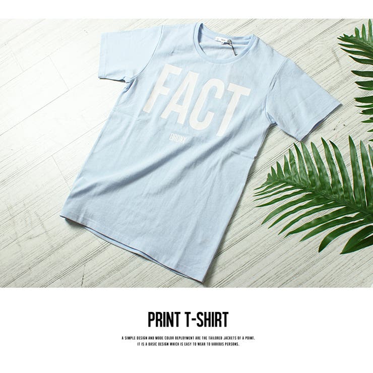 Tシャツ メンズFACTロゴ クルーネック[品番：IP000003079]｜improves