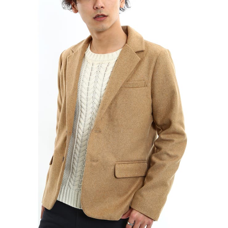 テーラードジャケット メンズメルトン ウール 品番 Ip Improves インプローブス のメンズ ファッション通販 Shoplist ショップリスト