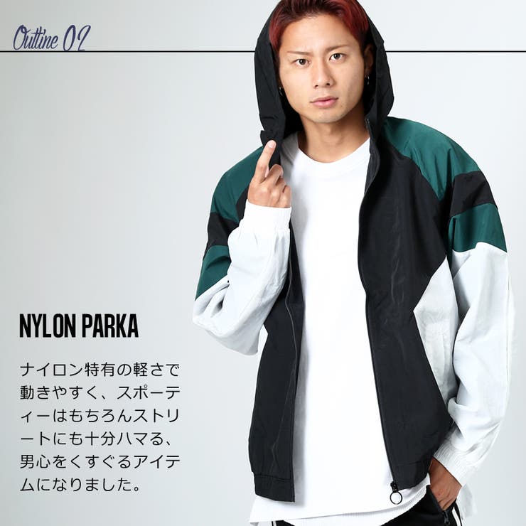 Y's for men ネイビー ナイロンパーカー SLICK ナイロンジャケット ナイロンタッサーフィールドパーカー