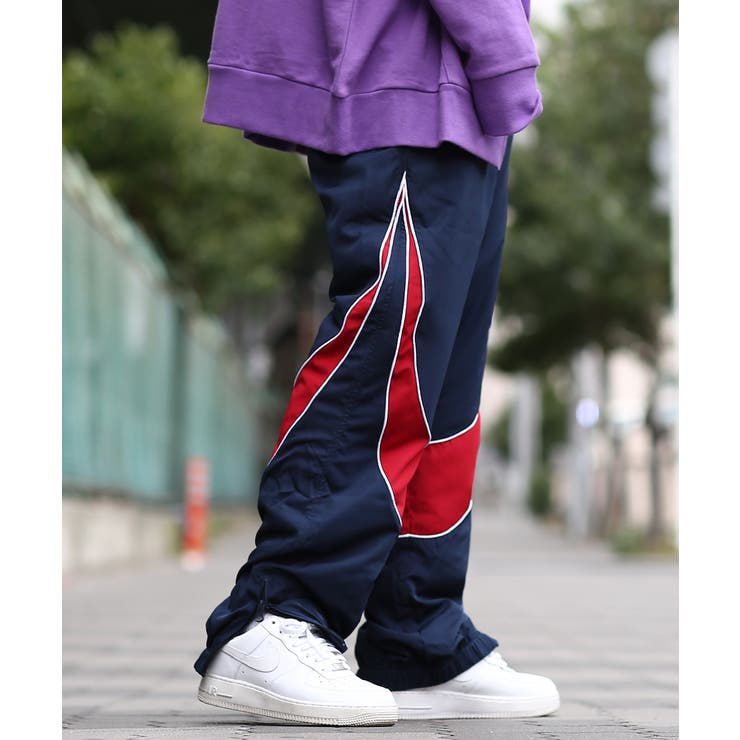 シャカシャカパンツ メンズ 裾ジップ[品番：IP000004225]｜improves