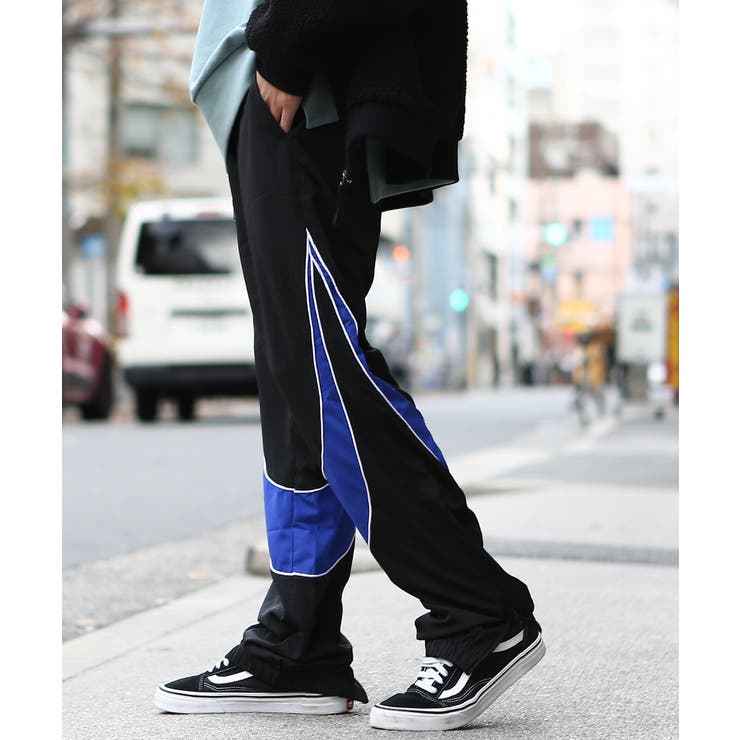 シャカシャカパンツ メンズ 裾ジップ[品番：IP000004225]｜improves