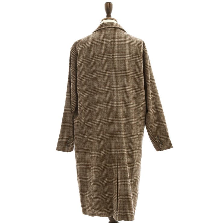 ADORABLE SHAGGY CHECK COAT
