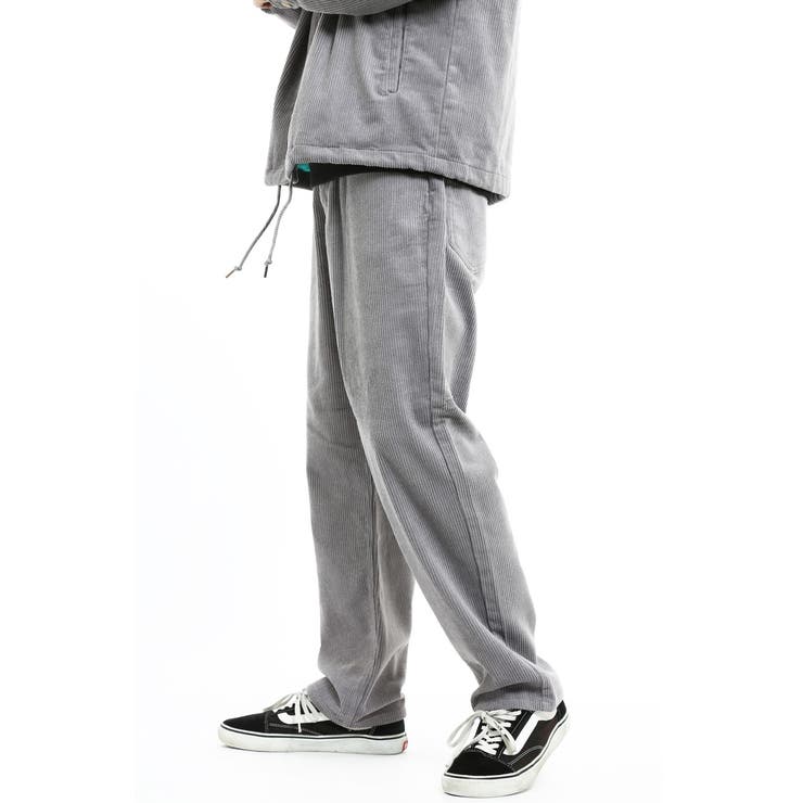 人気】spickandspan コーデュロイ パンツ 24AW グレー ワイド 楽天市場