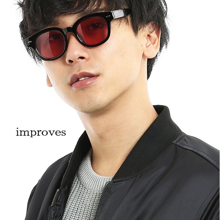 ウェリントンサングラス メンズ レディース | improves | 詳細画像1 