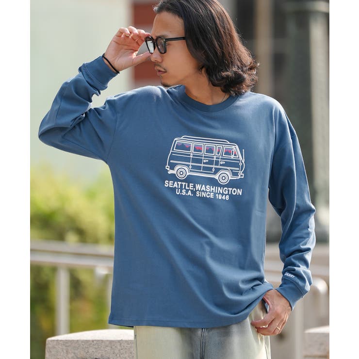 ダークブルー | 長袖Tシャツ メンズ GERRY | improves