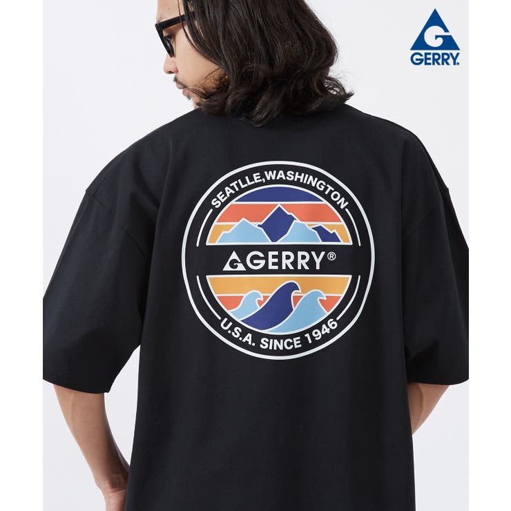 ブラック | 半袖Tシャツ メンズ GERRY | improves