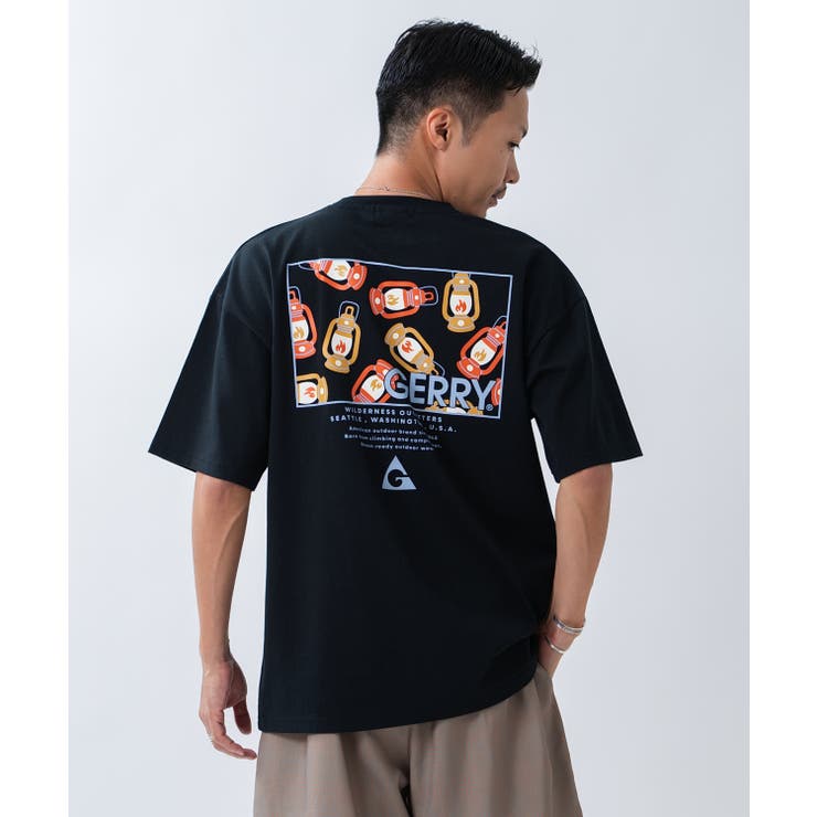 ブラック | 半袖Tシャツ メンズ GERRY | improves