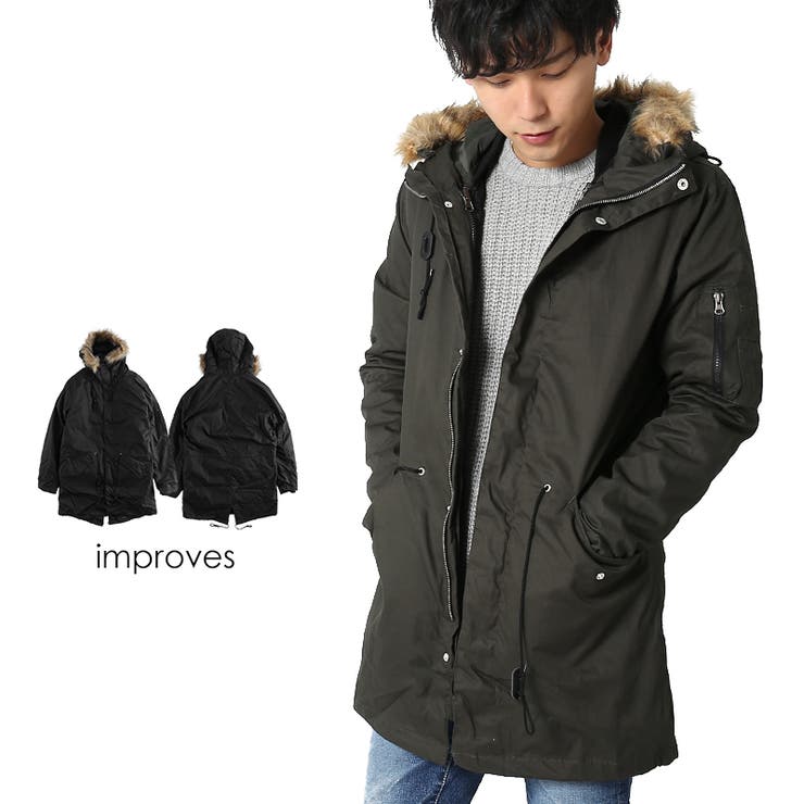 モッズコート メンズ ミリタリー[品番：IP000004509]｜improves（イン