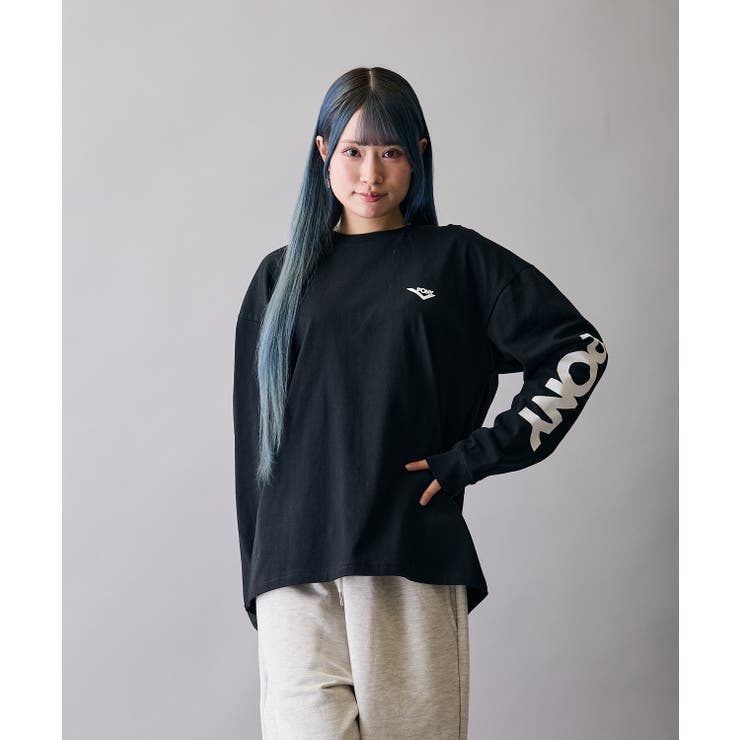 ブラック | 長袖Tシャツ メンズ ロンT | improves