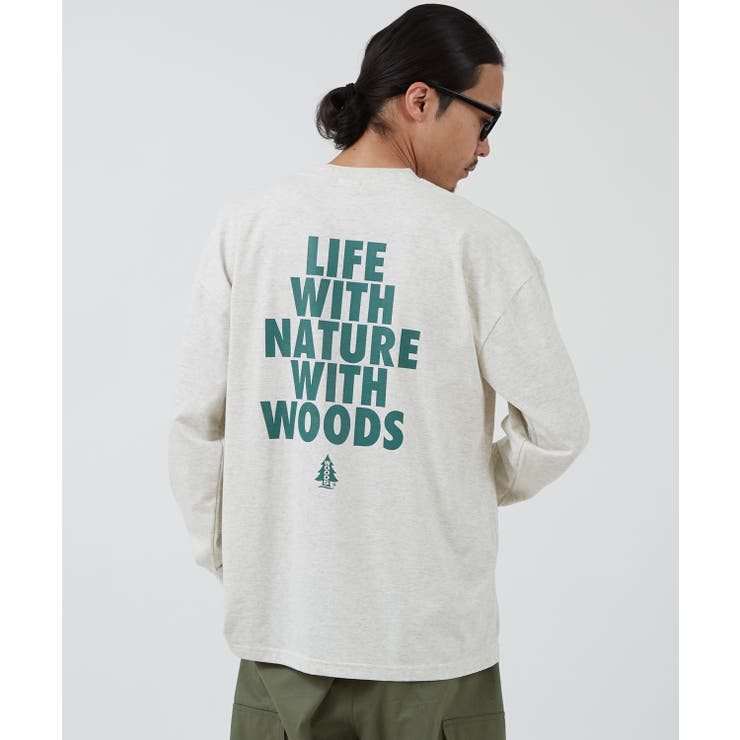 長袖Tシャツ メンズ WOODS別注 | improves | 詳細画像2 