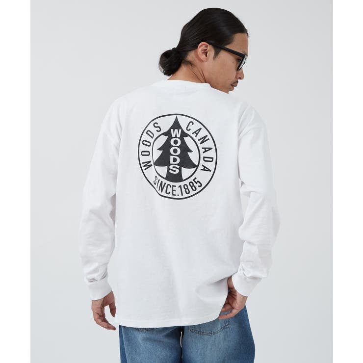 長袖Tシャツ メンズ WOODS別注 | improves | 詳細画像3 