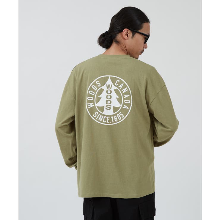 長袖Tシャツ メンズ WOODS別注 | improves | 詳細画像8 