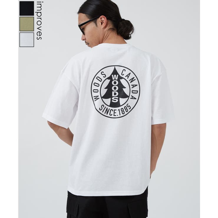 半袖Tシャツ メンズ WOODS別注 | improves | 詳細画像1 