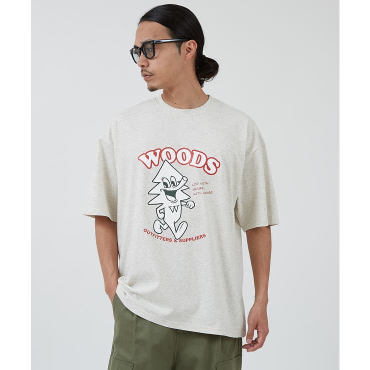 半袖Tシャツ メンズ WOODS別注 | improves | 詳細画像12 