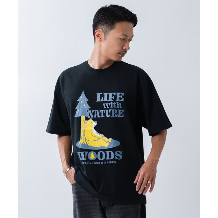 半袖Tシャツ メンズ WOODS別注 | improves | 詳細画像6 