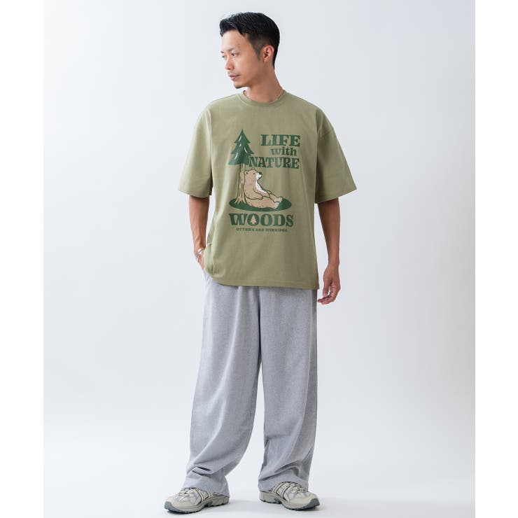 半袖Tシャツ メンズ WOODS別注 | improves | 詳細画像9 