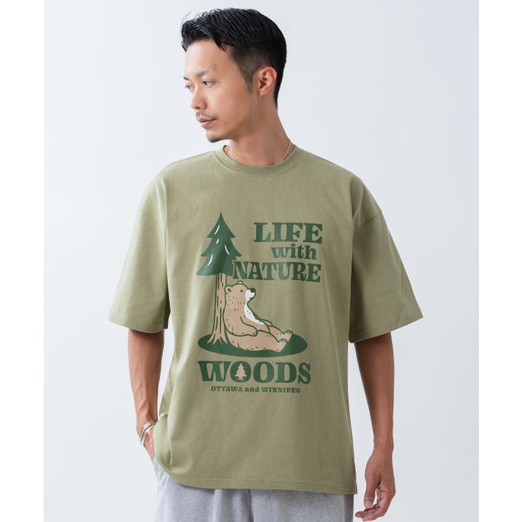 半袖Tシャツ メンズ WOODS別注 | improves | 詳細画像10 
