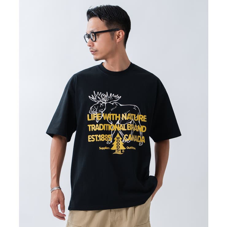半袖Tシャツ メンズ WOODS別注 | improves | 詳細画像10 