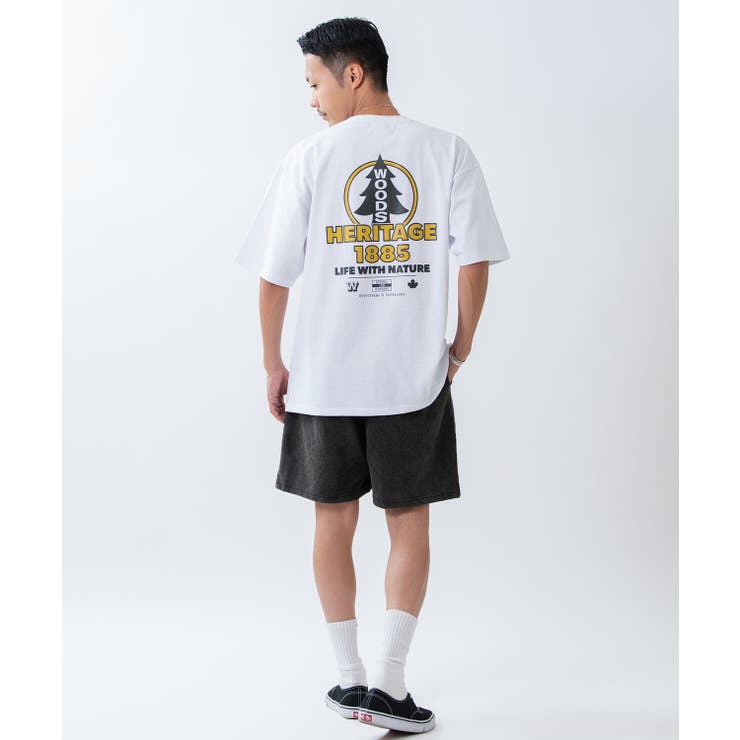 半袖Tシャツ メンズ WOODS別注 | improves | 詳細画像1 