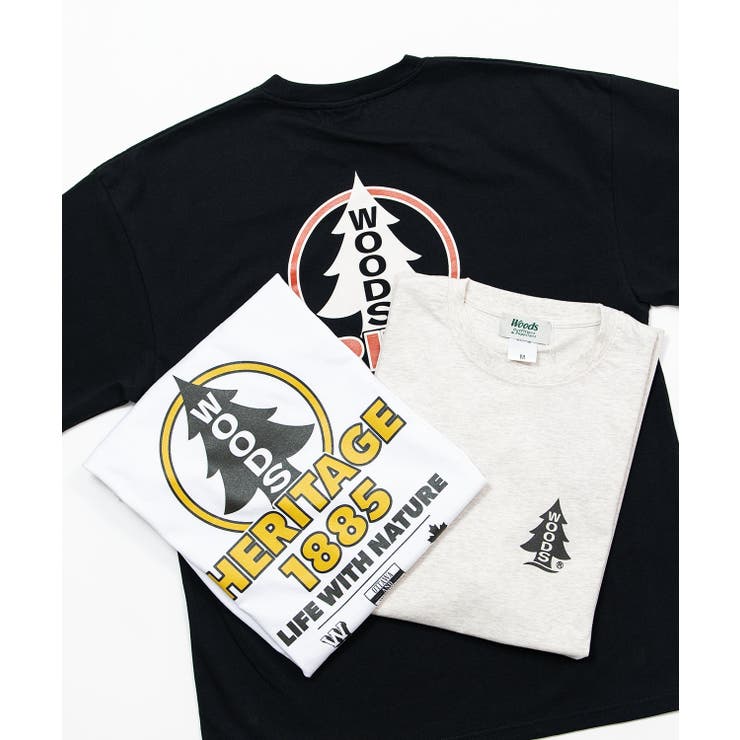 半袖Tシャツ メンズ WOODS別注 | improves | 詳細画像14 