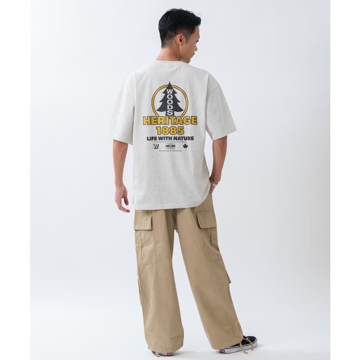 半袖Tシャツ メンズ WOODS別注 | improves | 詳細画像5 