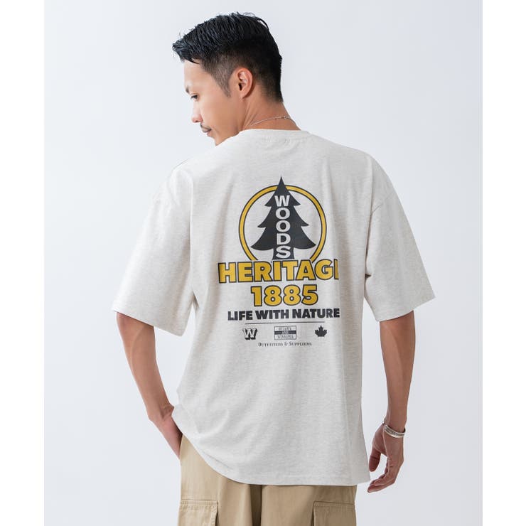 半袖Tシャツ メンズ WOODS別注 | improves | 詳細画像6 