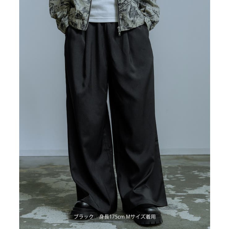 スラックス メンズ ワイドパンツ | improves | 詳細画像2 