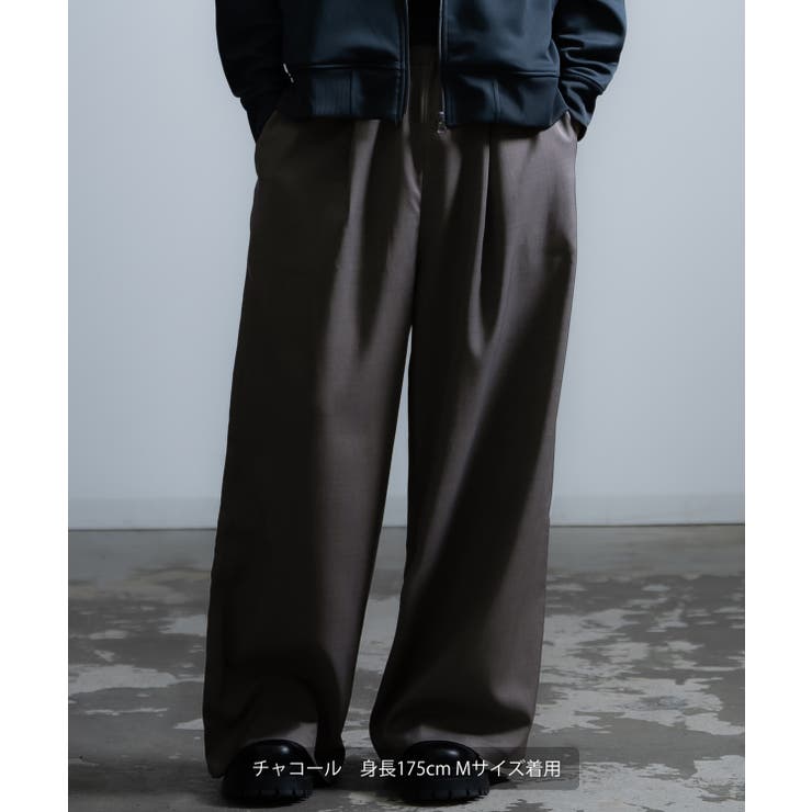 スラックス メンズ ワイドパンツ | improves | 詳細画像7 