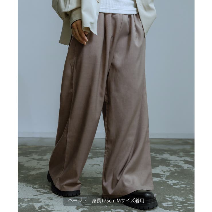 スラックス メンズ ワイドパンツ | improves | 詳細画像10 