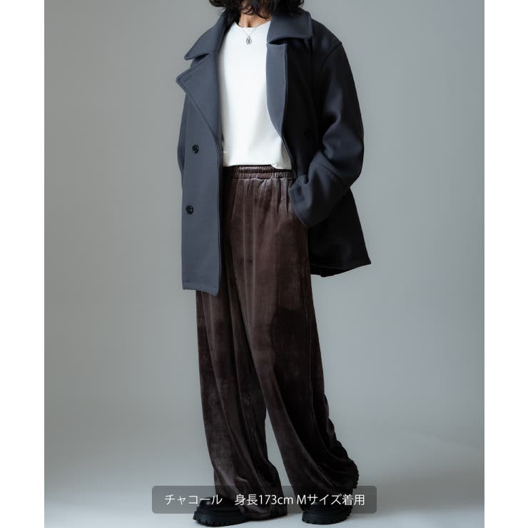 ワイドパンツ メンズ ベロア素材 | improves | 詳細画像12 