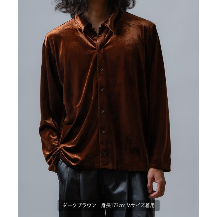 シャツ メンズ ベロア素材 | improves | 詳細画像16 