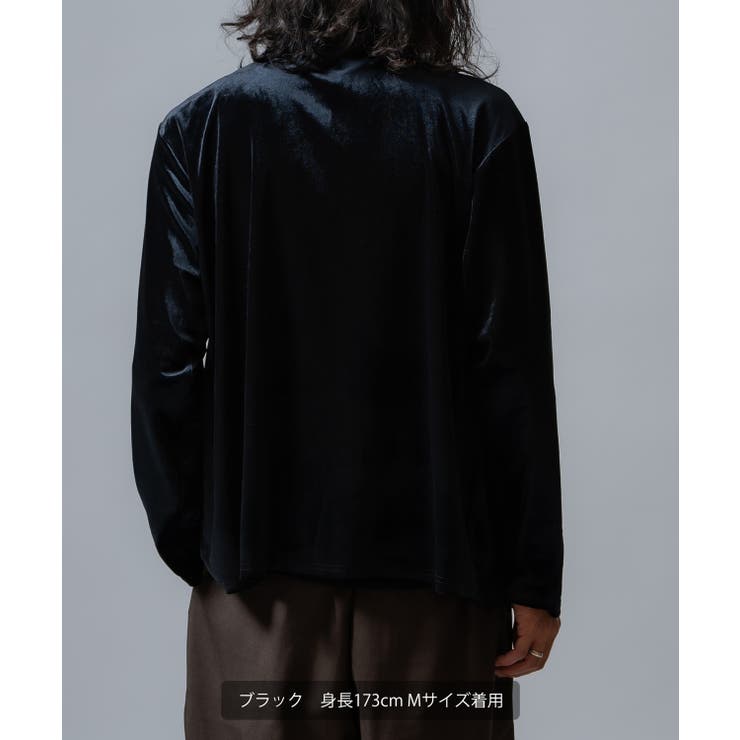 シャツ メンズ ベロア素材 | improves | 詳細画像3 