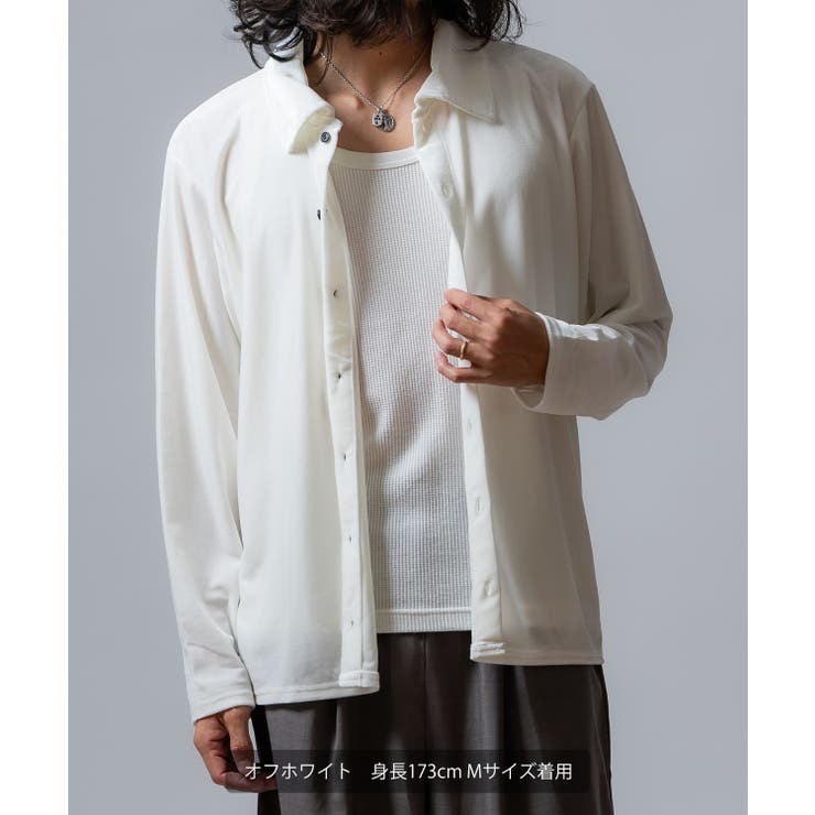 シャツ メンズ ベロア素材 | improves | 詳細画像6 