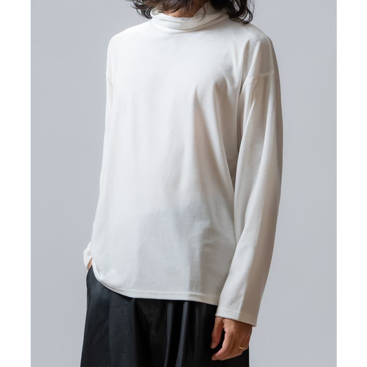 オフホワイト | プルオーバー メンズ ベロア素材 | improves