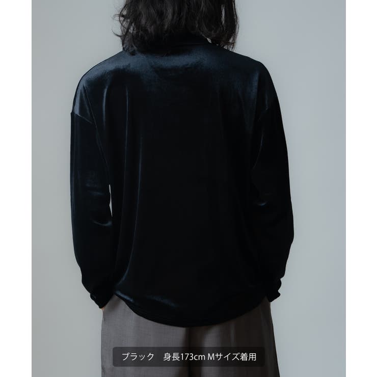 プルオーバー メンズ ベロア素材 | improves | 詳細画像18 