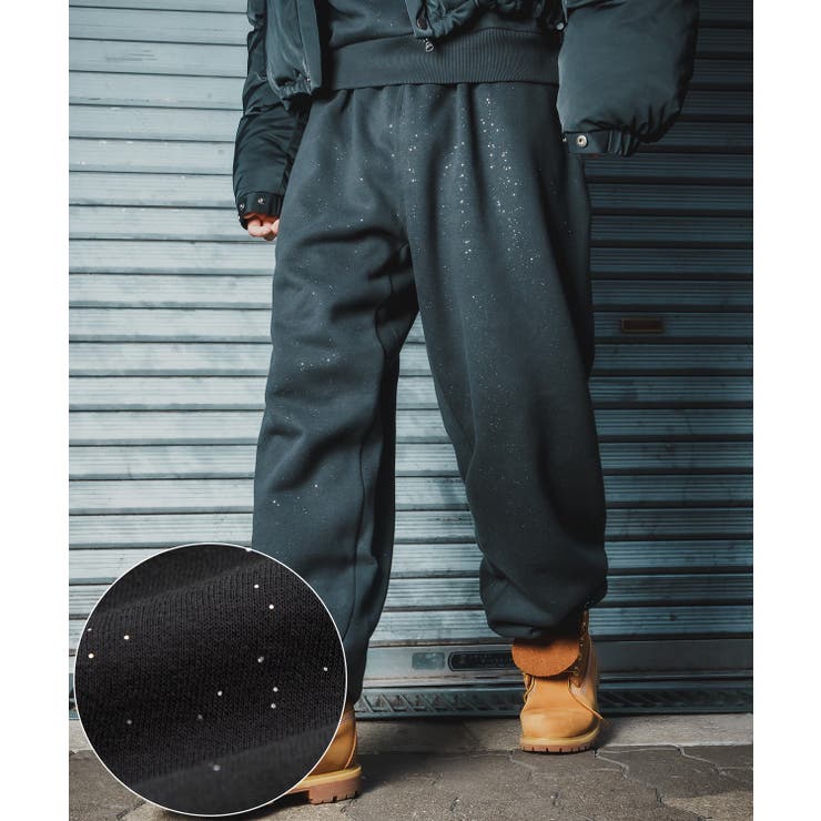 ブラック | パンツ メンズ ラメ | improves
