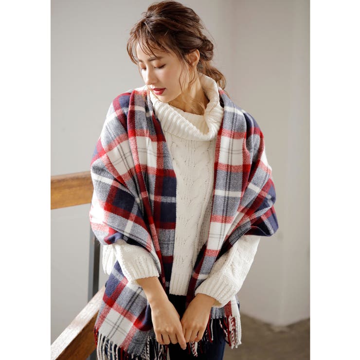 1 25ヒルナンデスご紹介商品 ベーシックチェックストール 品番 Ingw Ingni イング のレディースファッション 通販 Shoplist ショップリスト